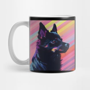 Schipperke in 70's Mug